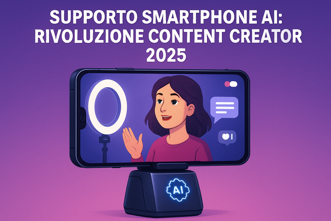 Supporto Smartphone AI: Rivoluzione Content Creator 2025