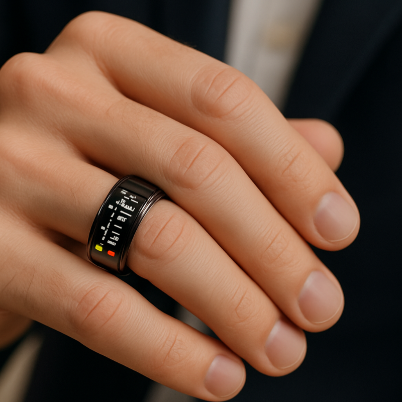 Anello Smart Touch Screen Digitale - Top Viaggiare Solutions™