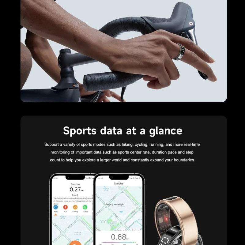 Anello Smart Touch Screen Digitale - Top Viaggiare Solutions™