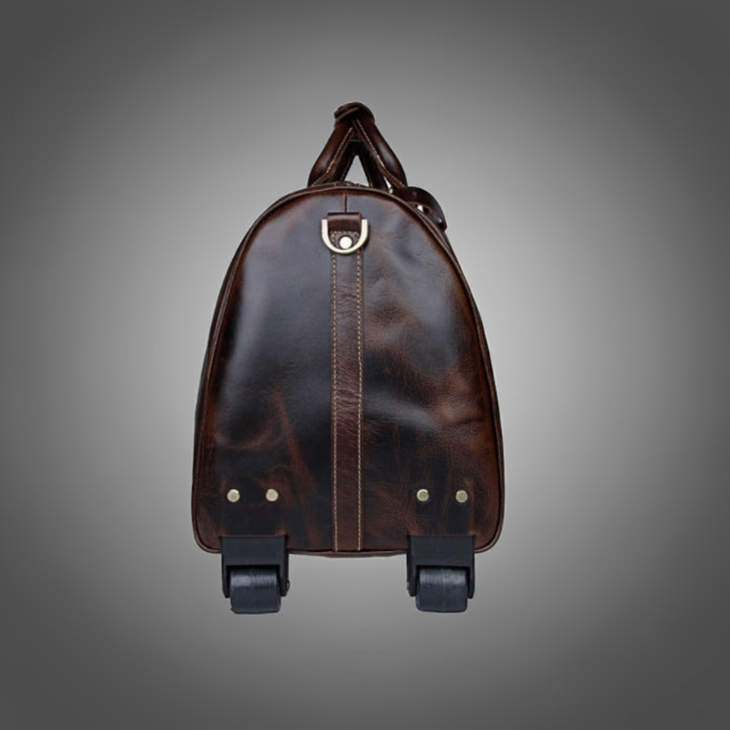 Borsa Viaggio in Vera Pelle Premium - Trolley Grande Capacità - Top Viaggiare Solutions™