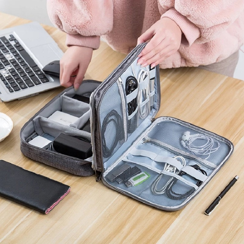 Borsa Organizzatrice Elettronica da Viaggio - Impermeabile e Multifunzione Pro
