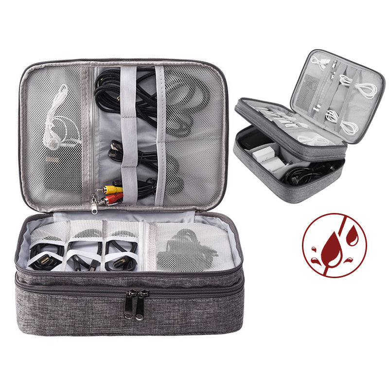 Borsa Organizzatrice Elettronica da Viaggio - Impermeabile e Multifunzione Pro