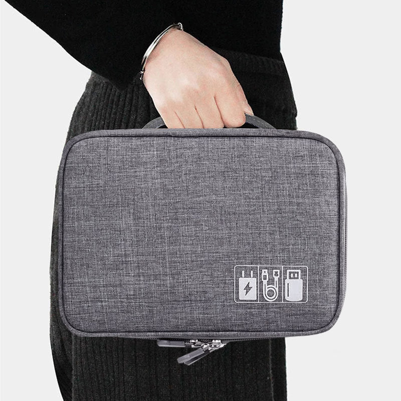 Borsa Organizzatrice Elettronica da Viaggio - Impermeabile e Multifunzione Pro