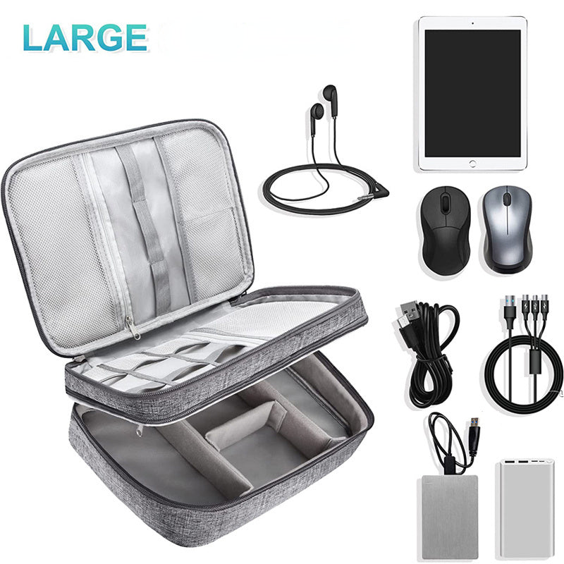 Borsa Organizzatrice Elettronica da Viaggio - Impermeabile e Multifunzione Pro
