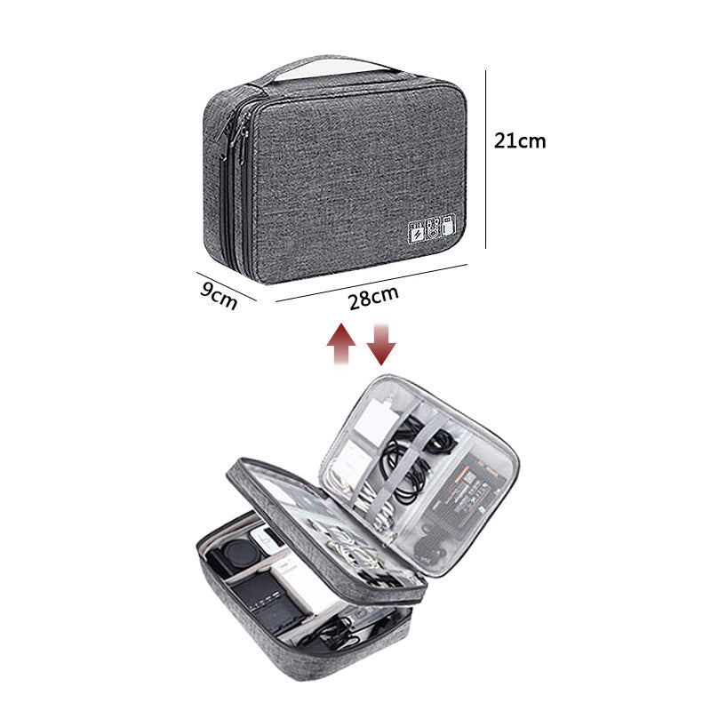 Borsa Organizzatrice Elettronica da Viaggio - Impermeabile e Multifunzione Pro