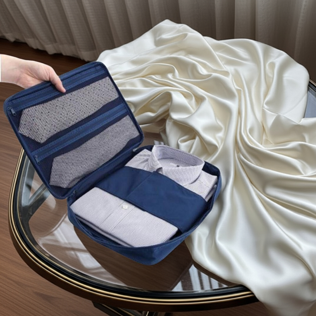 Borsa da mano elegante per viaggi organizzazione business con scomparti multipli