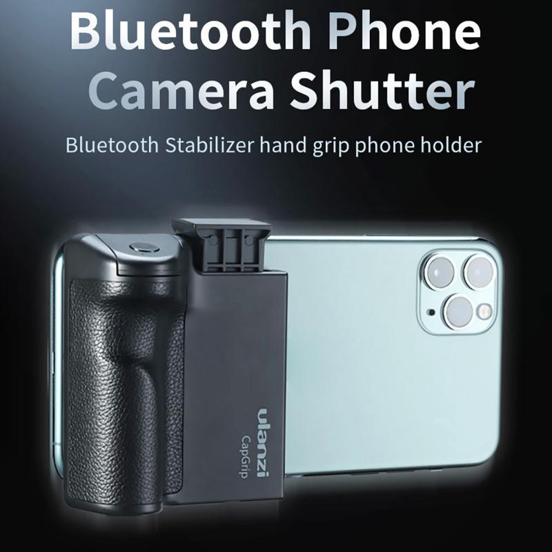 CapGrip wireless Bluetooth selfie booster nero controllo remoto fotografia smartphone