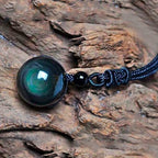 Rainbow Obsidian Lucky Charm Necklace - Top Viaggiare Solutions™