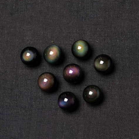 Collana Portafortuna in Ossidiana Arcobaleno
