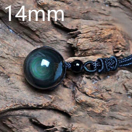 Rainbow Obsidian Lucky Charm Necklace - Top Viaggiare Solutions™