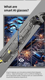 Occhiali AI Smart- Anti-Shake - Riconoscimento - Top Viaggiare Solutions™
