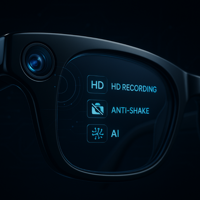 Occhiali AI Smart- Anti-Shake - Riconoscimento - Top Viaggiare Solutions™