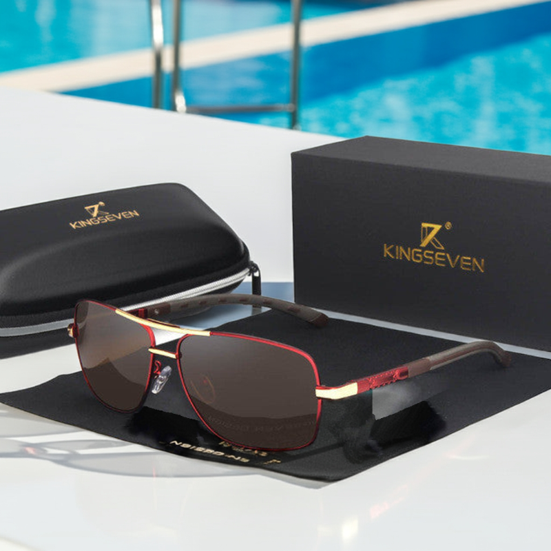 Occhiali da Sole Uomo Polarizzati UV400 - Protezione Totale - Top Viaggiare Solutions™