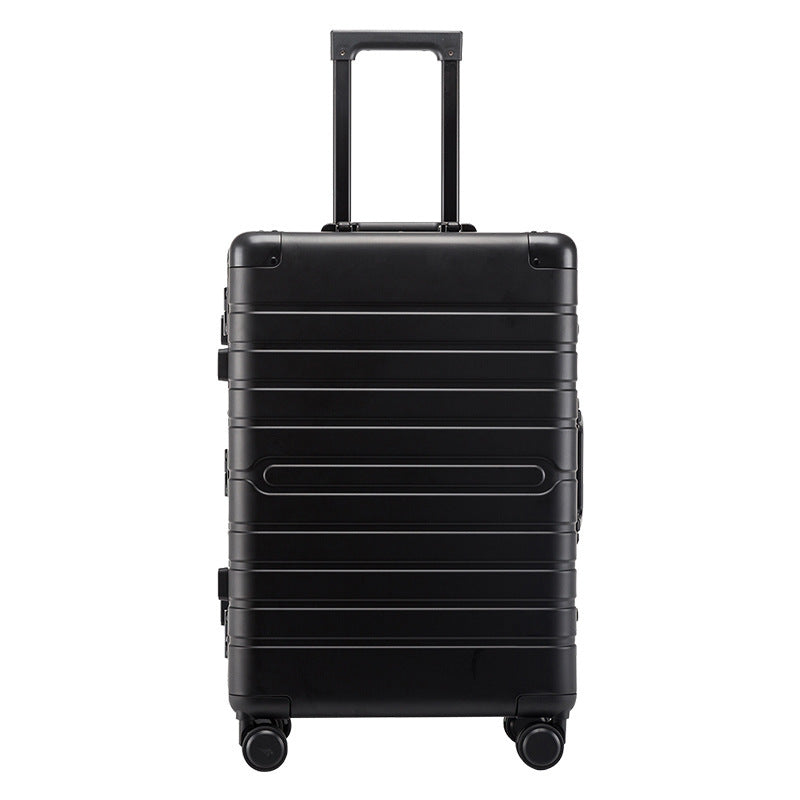 Valigia trolley in lega alluminio magnesio ultra leggera con ruote universali premium
