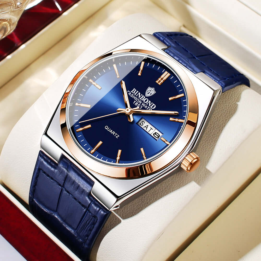 Elegant quartz men's watch, practical business accessory for any occasion