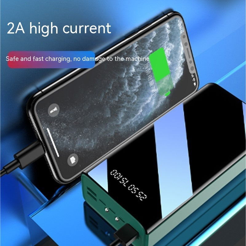 Power Bank 50000mAh Ultra-Capacità - 4 Porte Ricarica Rapida Simultanea