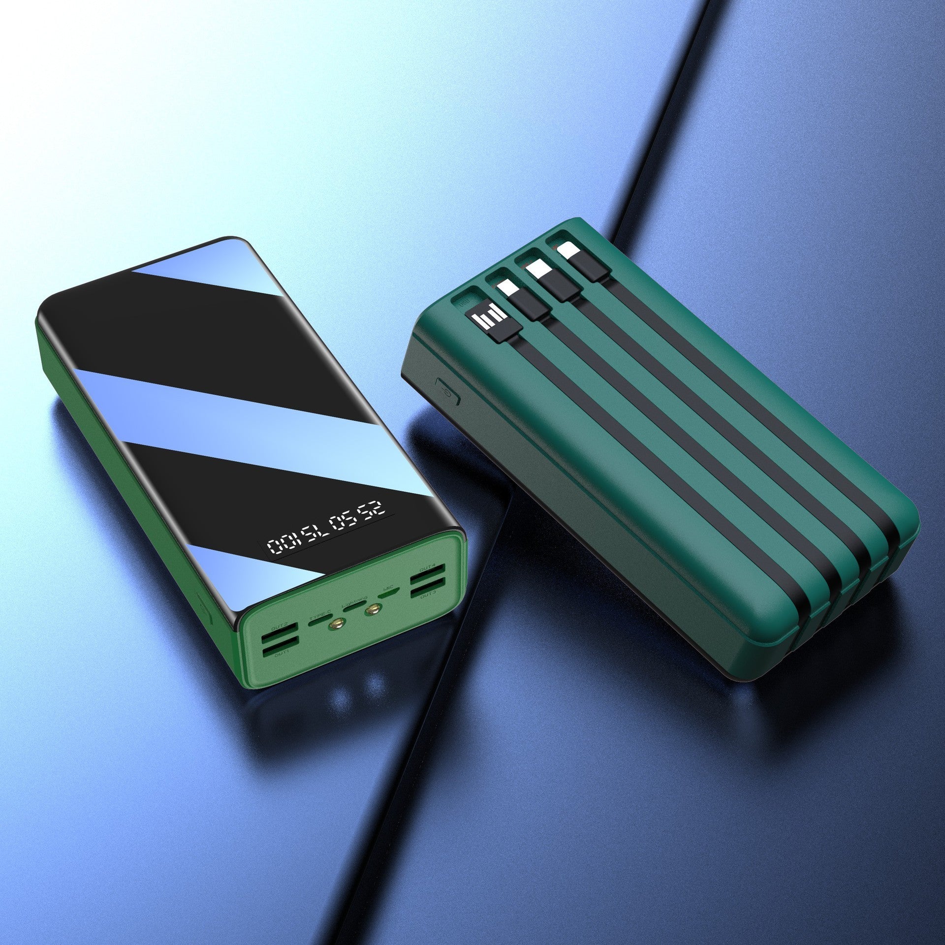 Power Bank 50000mAh Ultra-Capacità - 4 Porte Ricarica Rapida Simultanea