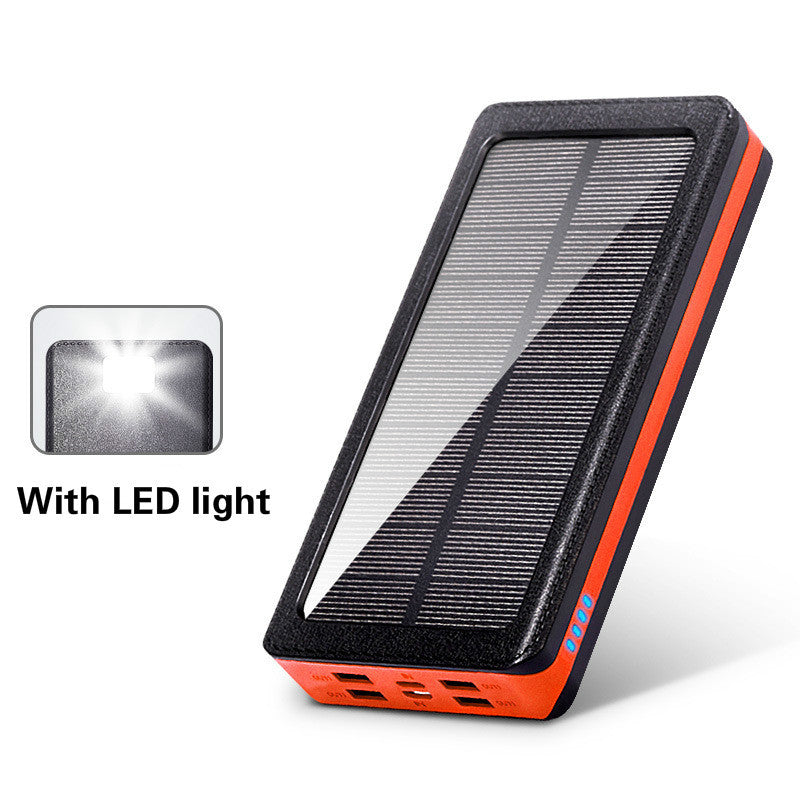 Power Bank Solare 30.000 mAh – Ricarica per Avventure all'Aperto