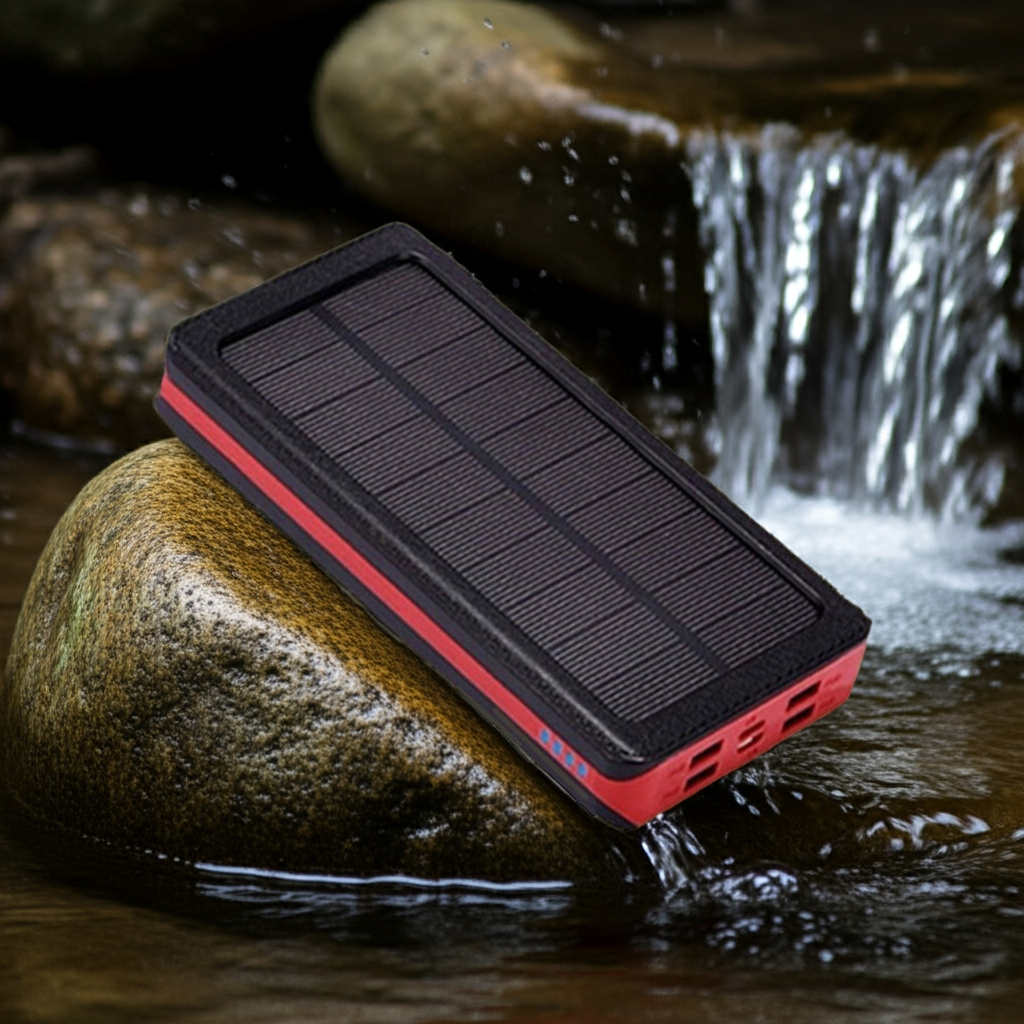 Power Bank Solare 30.000 mAh – Ricarica per Avventure all'Aperto