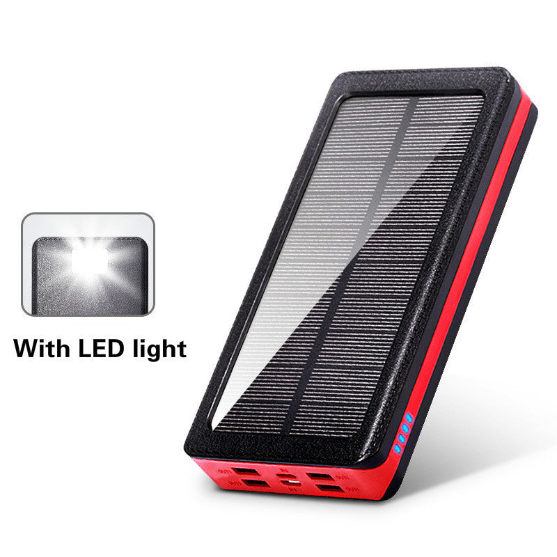 Power Bank Solare 30.000 mAh – Ricarica per Avventure all'Aperto