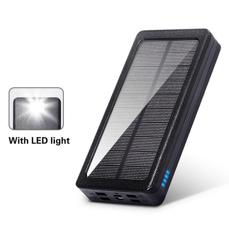 Power Bank Solare 30.000 mAh – Ricarica per Avventure all'Aperto
