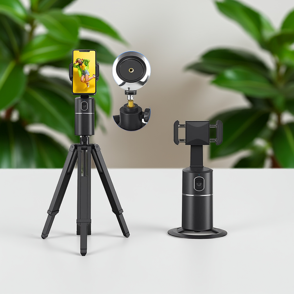  SelfieBot Pro - Supporto Intelligente con Tracciamento Viso Automatico 360°