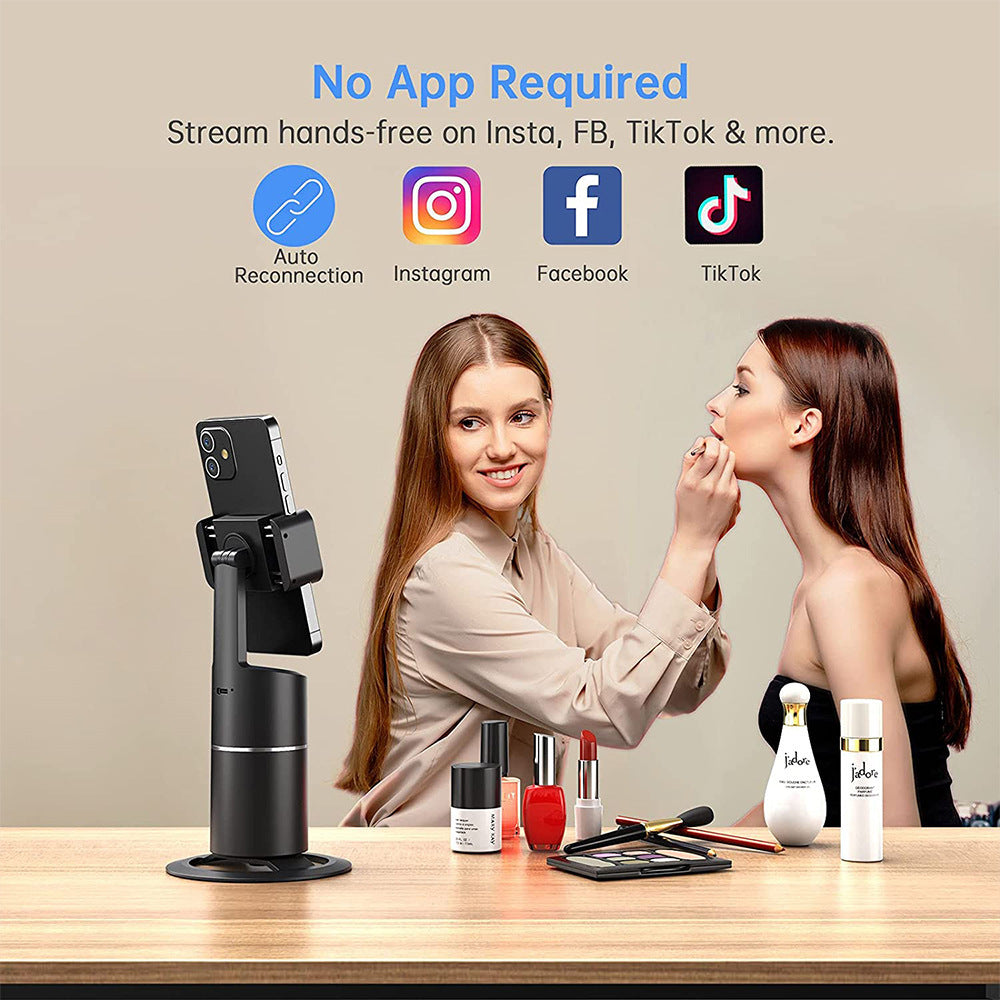SelfieBot Pro - Smart Stand with 360° Automatic Face Tracking