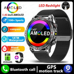 Smartwatch HD AMOLED - Orologio Sportivo Multifunzione - Top Viaggiare Solutions™
