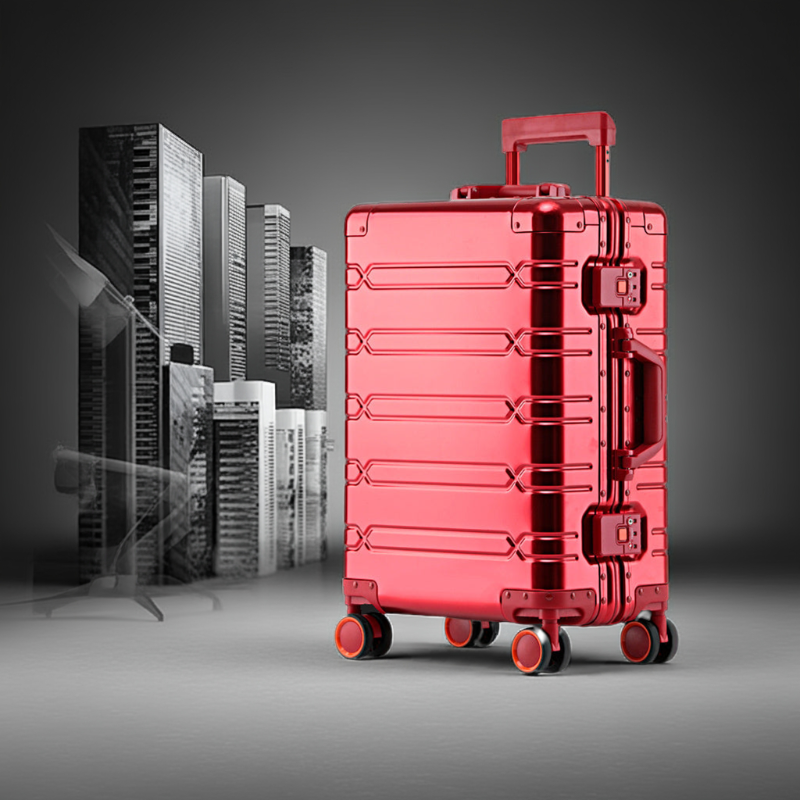 Valigia Trolley Lega di Alluminio e Magnesio  – Leggera e Resistente - Top Viaggiare Solutions™