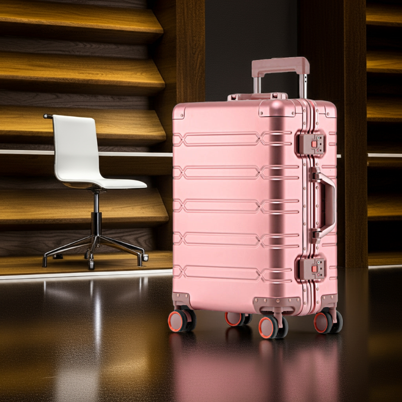 Valigia Trolley Lega di Alluminio e Magnesio  – Leggera e Resistente - Top Viaggiare Solutions™