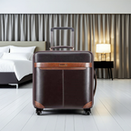 Valigia Trolley Uomo in Pelle  - Tasche Laptop - 16/20/24" - Top Viaggiare Solutions™