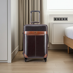 Valigia Trolley Uomo in Pelle  - Tasche Laptop - 16/20/24" - Top Viaggiare Solutions™