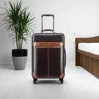 Valigia Trolley Uomo in Pelle  - Tasche Laptop - 16/20/24" - Top Viaggiare Solutions™