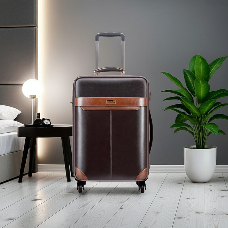 Valigia Trolley Uomo in Pelle  - Tasche Laptop - 16/20/24" - Top Viaggiare Solutions™