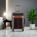 Valigia Trolley Uomo in Pelle  - Tasche Laptop - 16/20/24" - Top Viaggiare Solutions™