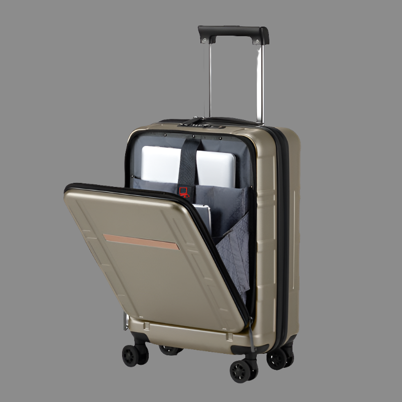 20-Inch Expandable ABS and PC Suitcase – Durable and Lightweight