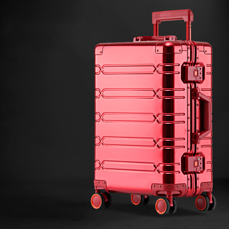 Lightweight, durable, 16-20-24 inch aluminum and magnesium trolley case with universal wheels