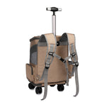 Zaino Trolley Pieghevole per Gatti - Con Ruote Universali - Top Viaggiare Solutions™