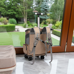 Zaino Trolley Pieghevole per Gatti - Con Ruote Universali - Top Viaggiare Solutions™