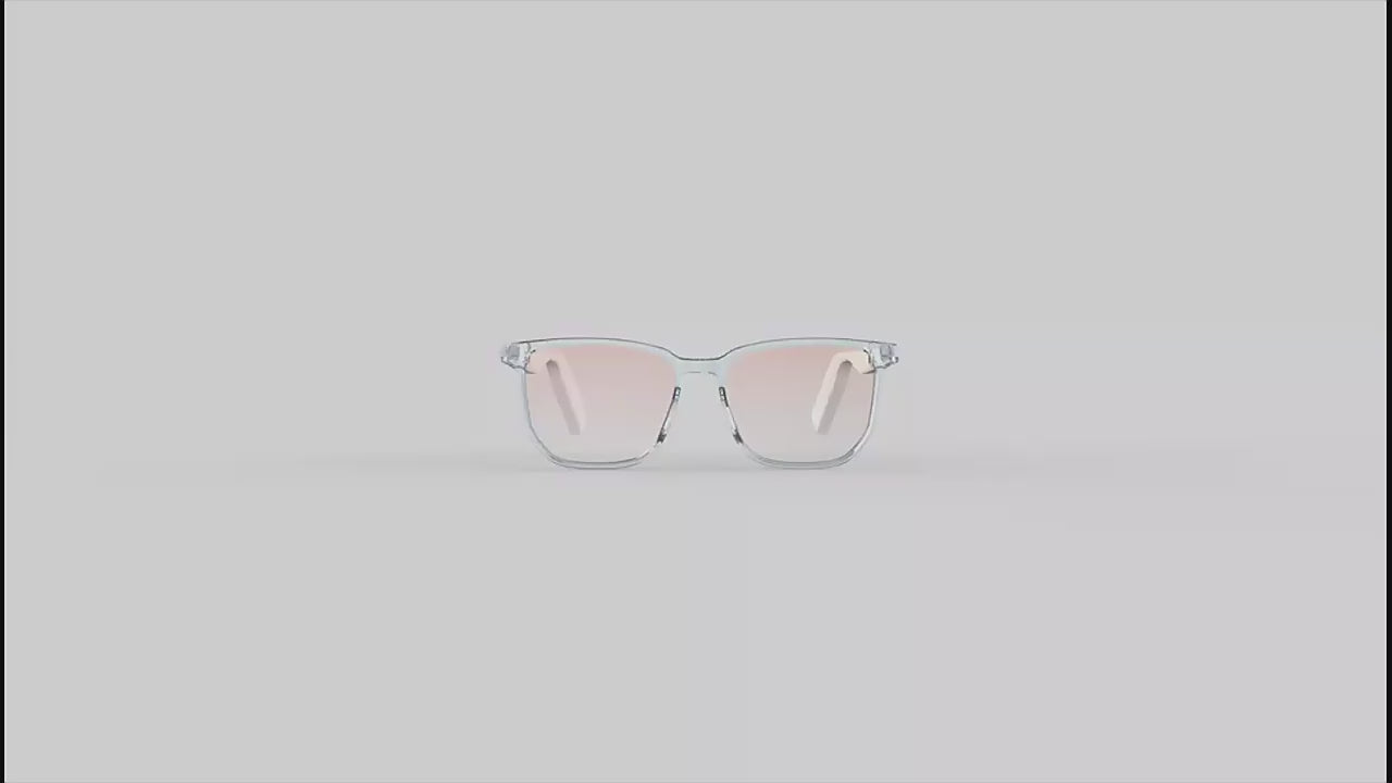 Video Occhiali smart Bluetooth chiamate vivavoce musica protezione luce blu unisex